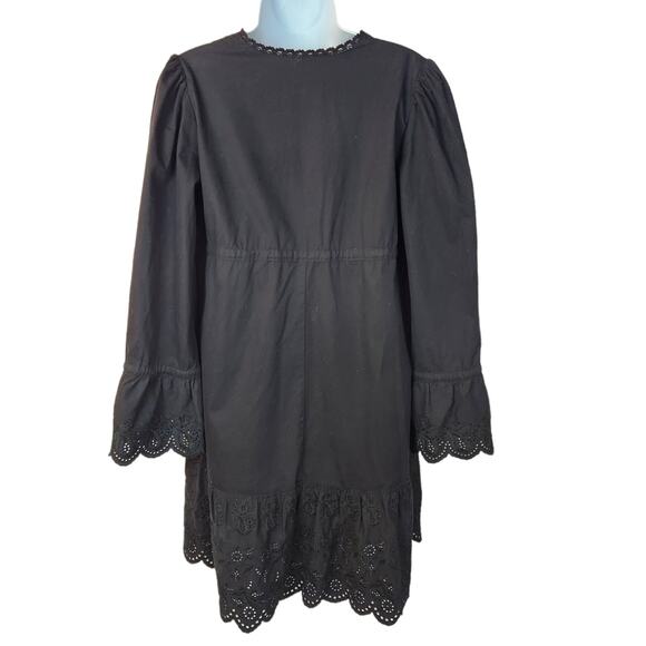 McQ Dress Size Small McQ By Alexander McQueen Black Ruffled Dress IT 38 / US S - Picture 8 of 14